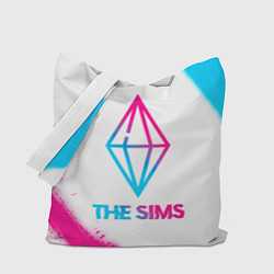 Сумка-шоппер The Sims neon gradient style