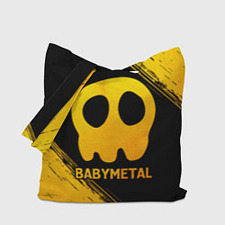 Сумка-шопер Babymetal - gold gradient, цвет: 3D-принт