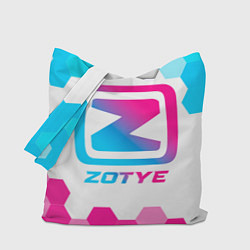 Сумка-шоппер Zotye neon gradient style