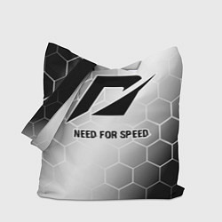 Сумка-шоппер Need for Speed glitch на светлом фоне