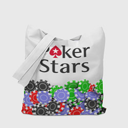 Сумка-шопер Poker - игра для удачливых, цвет: 3D-принт