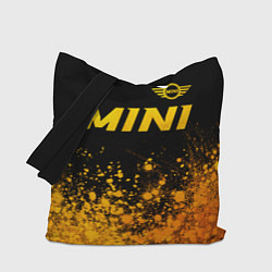 Сумка-шоппер Mini - gold gradient посередине