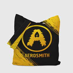 Сумка-шопер Aerosmith - gold gradient, цвет: 3D-принт