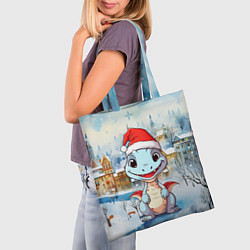 Сумка-шопер Новогодний дракон 2024, цвет: 3D-принт — фото 2