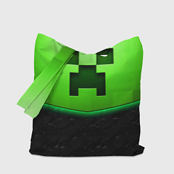 Сумка-шоппер Майнкрафт крипер