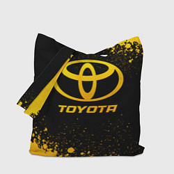 Сумка-шопер Toyota - gold gradient, цвет: 3D-принт