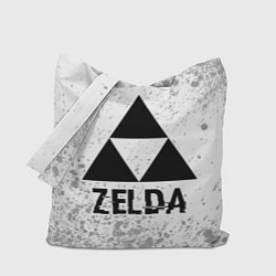Сумка-шоппер Zelda glitch на светлом фоне
