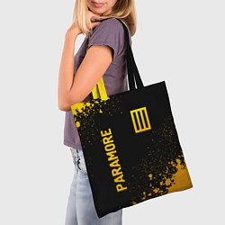 Сумка-шопер Paramore - gold gradient вертикально, цвет: 3D-принт — фото 2
