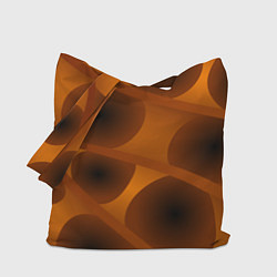 Сумка-шопер Шоколадные овалы, цвет: 3D-принт