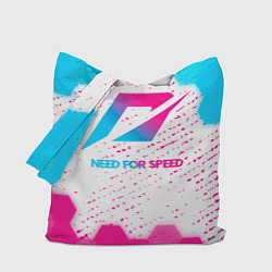 Сумка-шоппер Need for Speed neon gradient style
