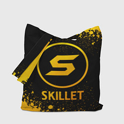 Сумка-шопер Skillet - gold gradient, цвет: 3D-принт