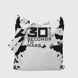 Сумка-шопер 30 Second to mars buterfly, цвет: 3D-принт