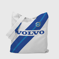 Сумка-шопер Volvo - white and blue, цвет: 3D-принт