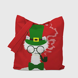 Сумка-шоппер Лама - альпака в день Патрика