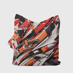 Сумка-шопер Абстракционная иллюстрация, цвет: 3D-принт