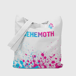 Сумка-шоппер Behemoth neon gradient style посередине