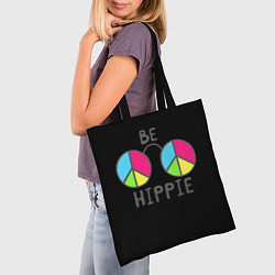 Сумка-шопер Be hippie, цвет: 3D-принт — фото 2