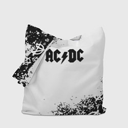 Сумка-шопер AC DC anarchy rock, цвет: 3D-принт