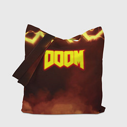 Сумка-шоппер Doom storm огненное лого