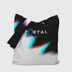 Сумка-шопер Portal game blink color, цвет: 3D-принт
