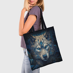 Сумка-шопер Fantasy wolf, цвет: 3D-принт — фото 2