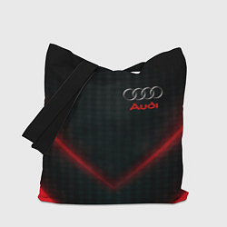 Сумка-шопер Audi stripes neon, цвет: 3D-принт