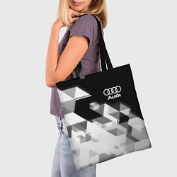 Сумка-шопер AUDI geometry sport, цвет: 3D-принт — фото 2