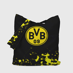 Сумка-шопер Borussia краски жёлтые, цвет: 3D-принт