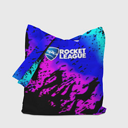 Сумка-шоппер Rocket League neon game