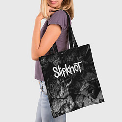Сумка-шопер Slipknot black graphite, цвет: 3D-принт — фото 2