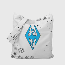 Сумка-шоппер Skyrim logo winter