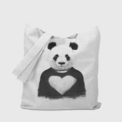 Сумка-шопер Love panda, цвет: 3D-принт