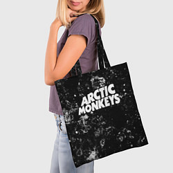 Сумка-шопер Arctic Monkeys black ice, цвет: 3D-принт — фото 2