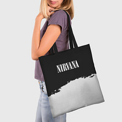 Сумка-шопер Nirvana текстура, цвет: 3D-принт — фото 2