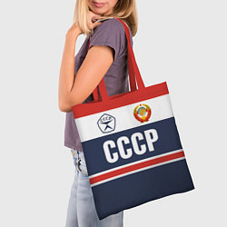 Сумка-шопер СССР - Союз Советских Социалистических Республик, цвет: 3D-принт — фото 2