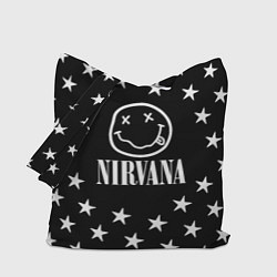 Сумка-шопер Nirvana stars steel, цвет: 3D-принт