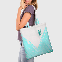 Сумка-шопер Liverpool logo texture fc, цвет: 3D-принт — фото 2