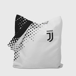 Сумка-шопер Juventus sport black geometry, цвет: 3D-принт