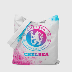 Сумка-шопер Chelsea neon gradient style, цвет: 3D-принт