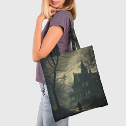 Сумка-шопер Alone in the Dark, цвет: 3D-принт — фото 2