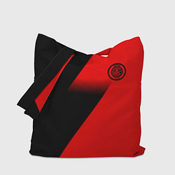Сумка-шопер Inter geometry red sport, цвет: 3D-принт