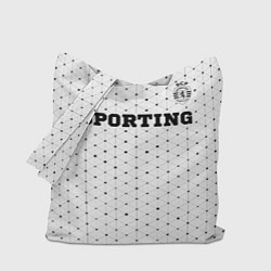 Сумка-шоппер Sporting sport на светлом фоне посередине