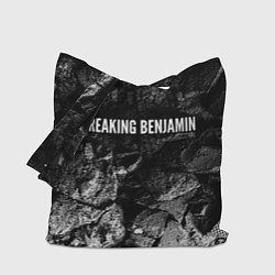Сумка-шопер Breaking Benjamin black graphite, цвет: 3D-принт