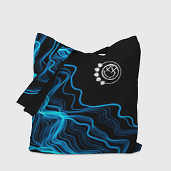 Сумка-шопер Blink 182 sound wave, цвет: 3D-принт