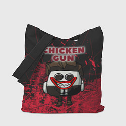 Сумка-шоппер Chicken gun clown