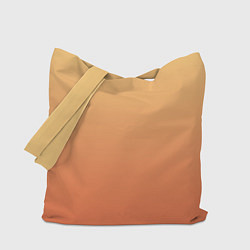 Сумка-шоппер Градиент солнечный жёлто-оранжевый приглушённый