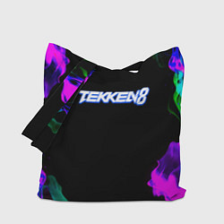 Сумка-шоппер Tekken огненный дым текстура
