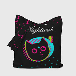 Сумка-шопер Nightwish - rock star cat, цвет: 3D-принт