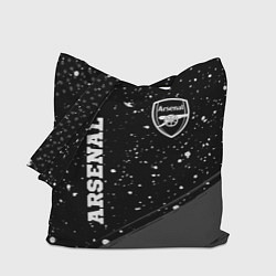 Сумка-шоппер Arsenal sport на темном фоне вертикально