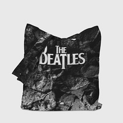Сумка-шопер The Beatles black graphite, цвет: 3D-принт
